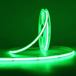 12V COB Green LED Strip Light 8mm (5m Roll)