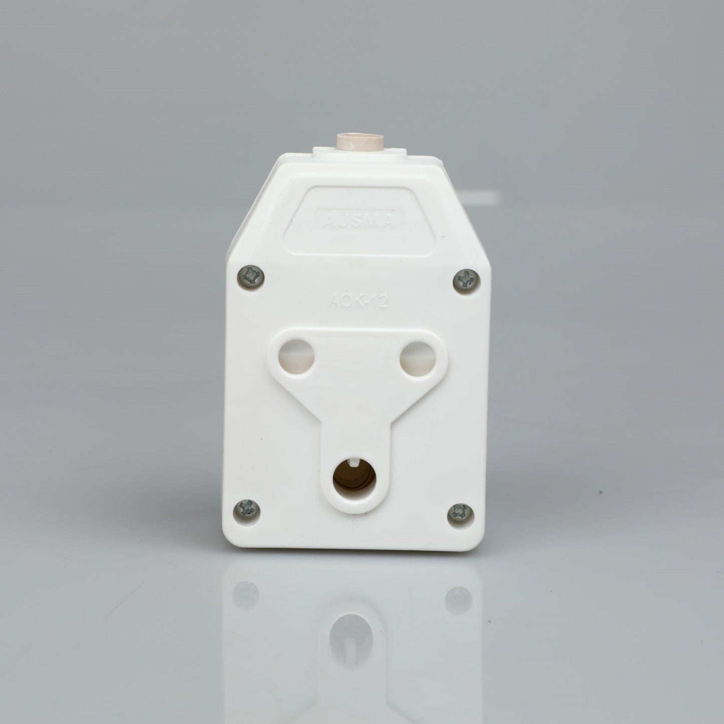 AUSMA AOK-12 PVC Janus Coupler 16A Multi Plug Adapter (White)