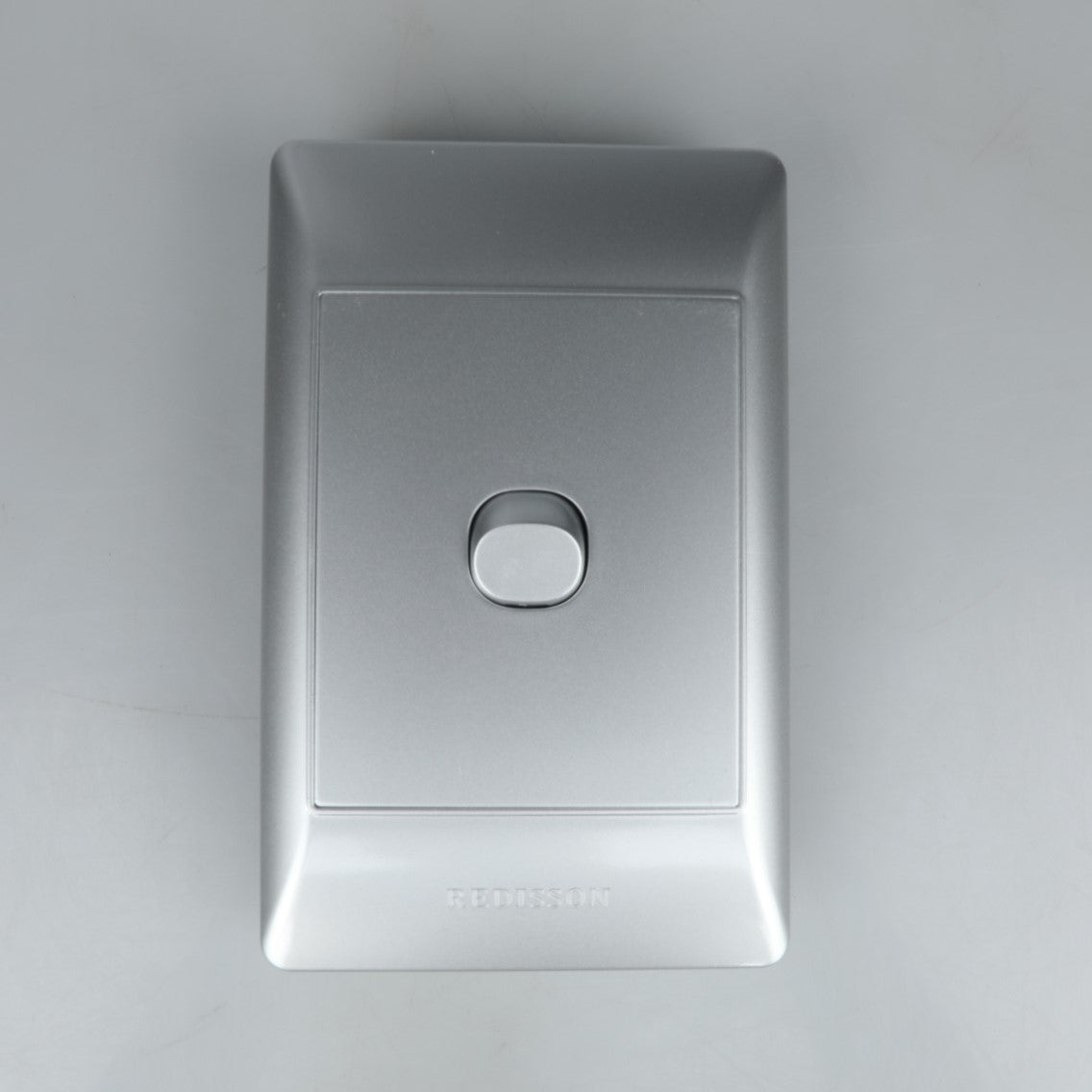 REDISSON A101(SIL) Paddle Light Switch Silver 2 Channel Wall Switch (4x2, 16A)