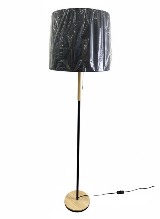 Modern Shelf Floor Standing Lamp Black (Model D003)