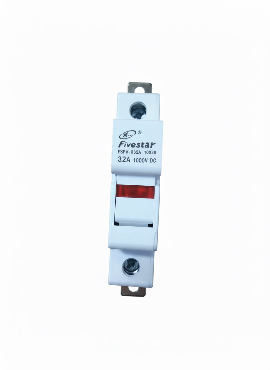 32A 1 Pole PV Fuse Holder 1000V DC Solar Fuse Base