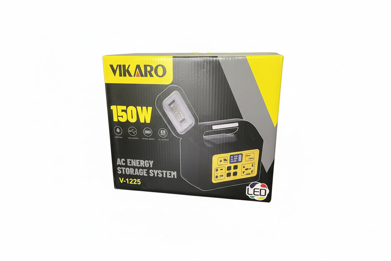 VIKARO 150W Portable Power Station AC Energy Storage System (V-1225)