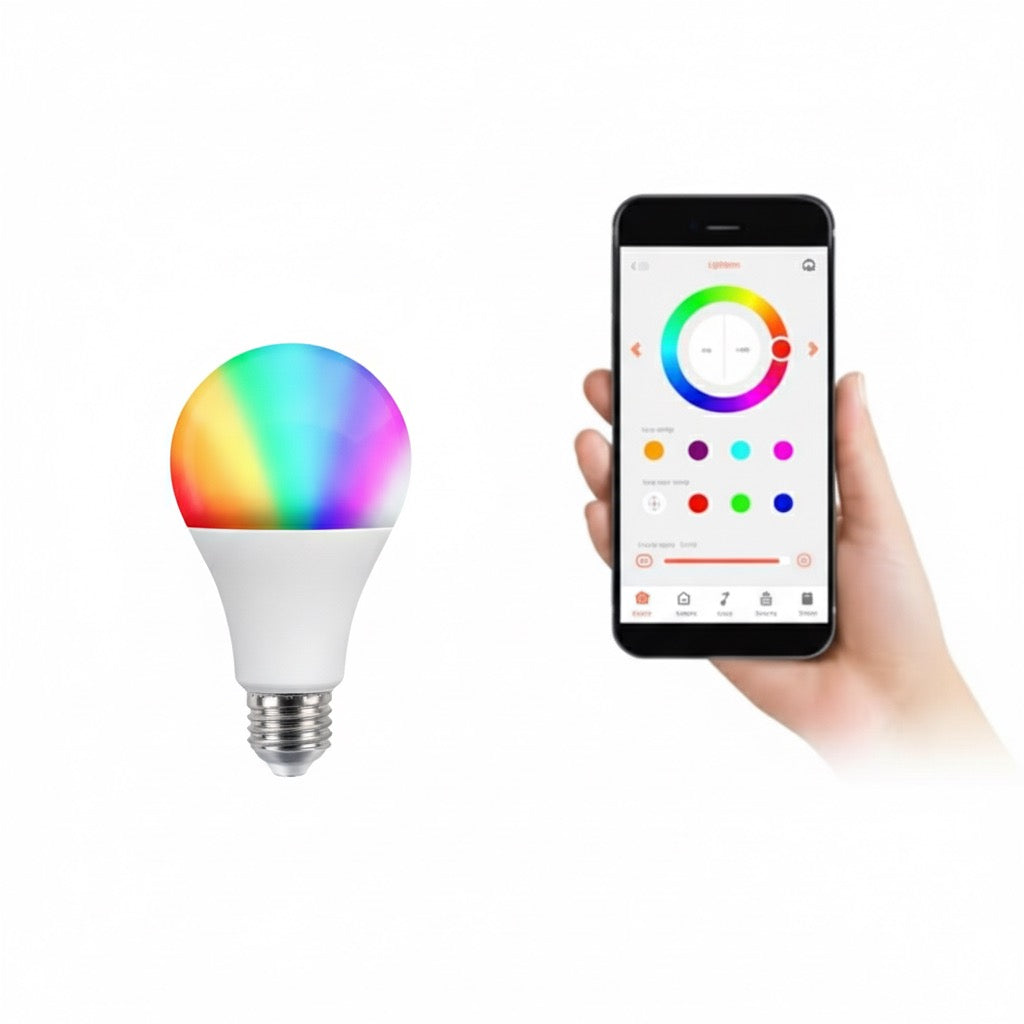 Smart LED RGB Bulb 15W Bluetooth App Control Colour Changing Light