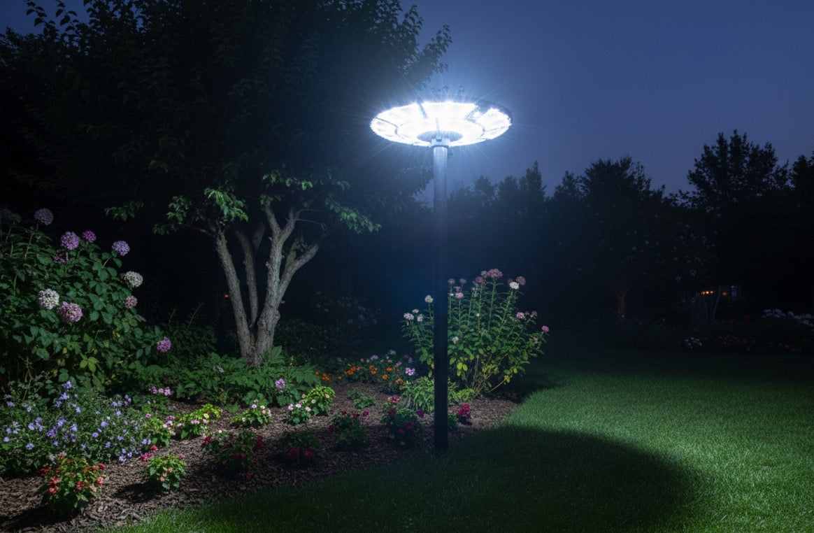 1000W LED Solar Street Light High Bright Outdoor Solar Lamp with Motion Sensor & Remote Control (Square)