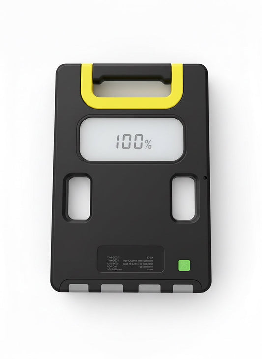 V-1980 Multi-Functional Solar Panel Power Bank with LED Light 6V 8W (5000mAh)