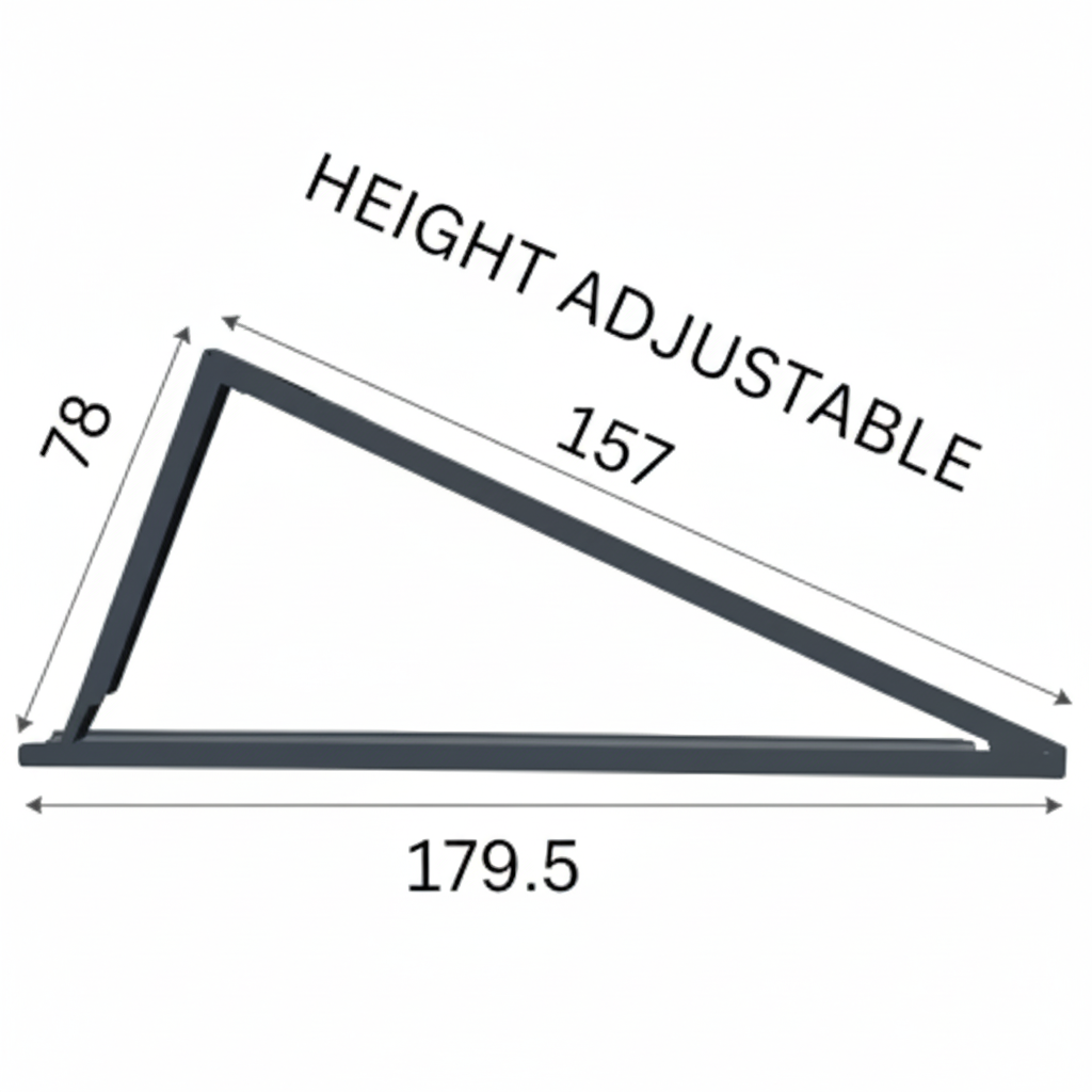 Galvanized Solar Mounting A-Frame Bracket