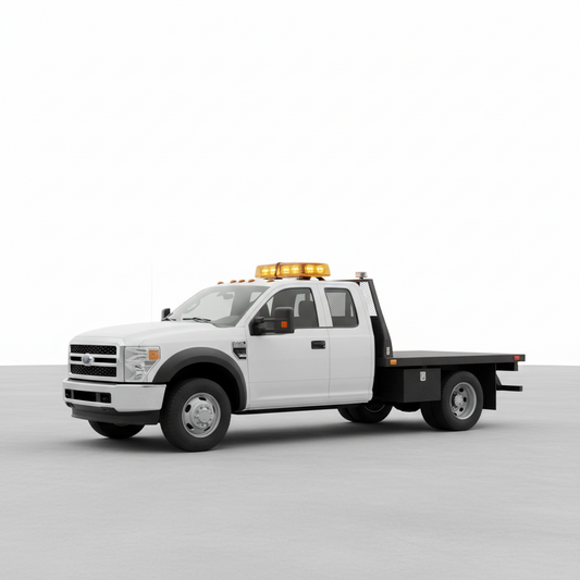 36W LED Amber Magnetic Roof Mount Warning Light 12V/24V Emergency Strobe (DP-24D, IP65)