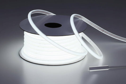 100M 8mm 220V LED COB Strip Light IP65 Waterproof 20W/M (No Transformer Required)