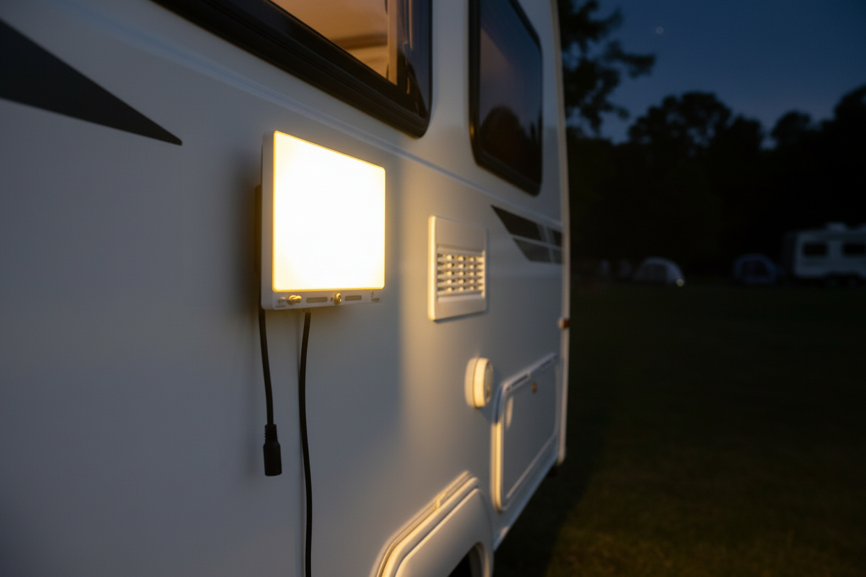 350W Magnetic Fishing & Camping LED Light 12V Battery / Cigarette Lighter Powered