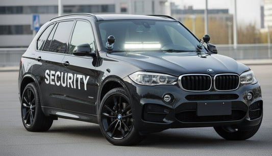 2 LED Dashboard Warning Light 12V/24V Security Car Strobe Light