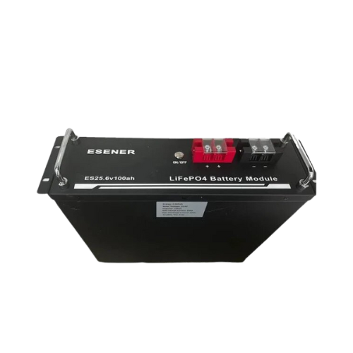 Esener 24V 100Ah LiFePO4 Lithium Battery 2.56kWh Solar Backup Power