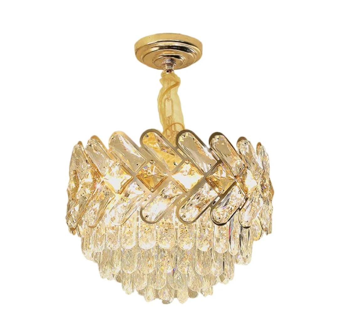 Luxury Crystal Chandelier Gold Finish (BQ-CD465)