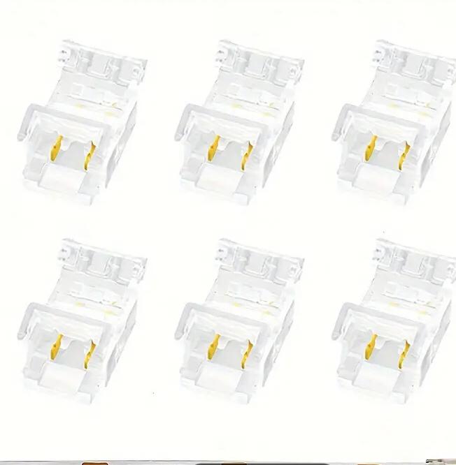 8mm 2-Pin Straight COB LED Strip Connector