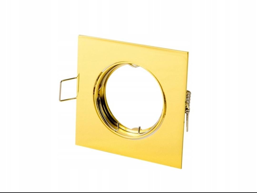 Square Gold Swivel Downlight GU10 / MR16 (KS1712GD Style)