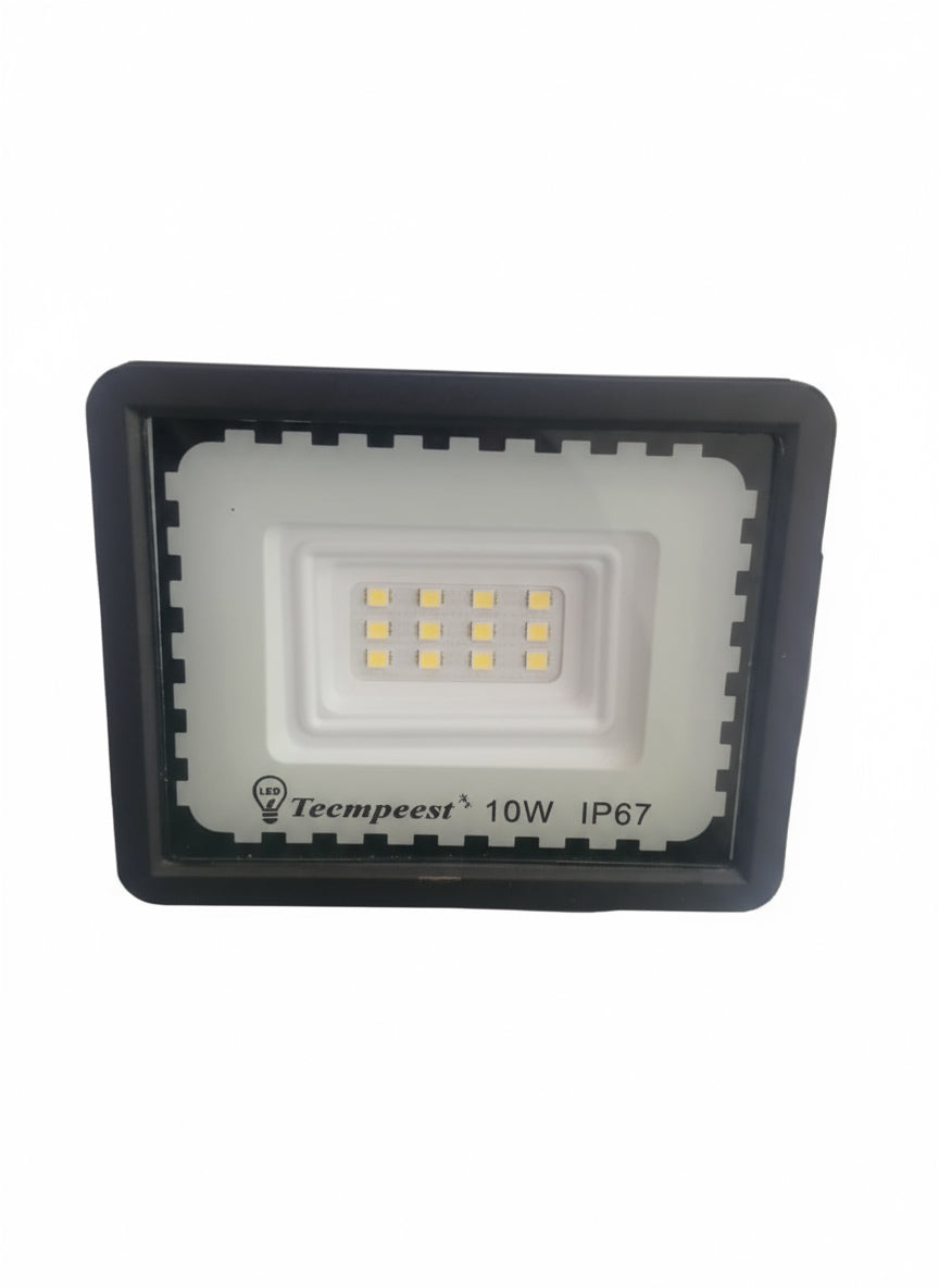 10W LED Flood Light Outdoor Waterproof Security Light (6000K Cool White, IP66) FYFLD 10W