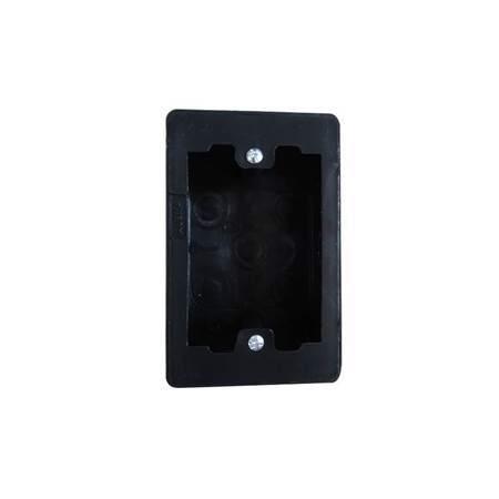 4x2 PVC Surface Mount Box Black Electrical Pattress Box (WBSF-4X2)