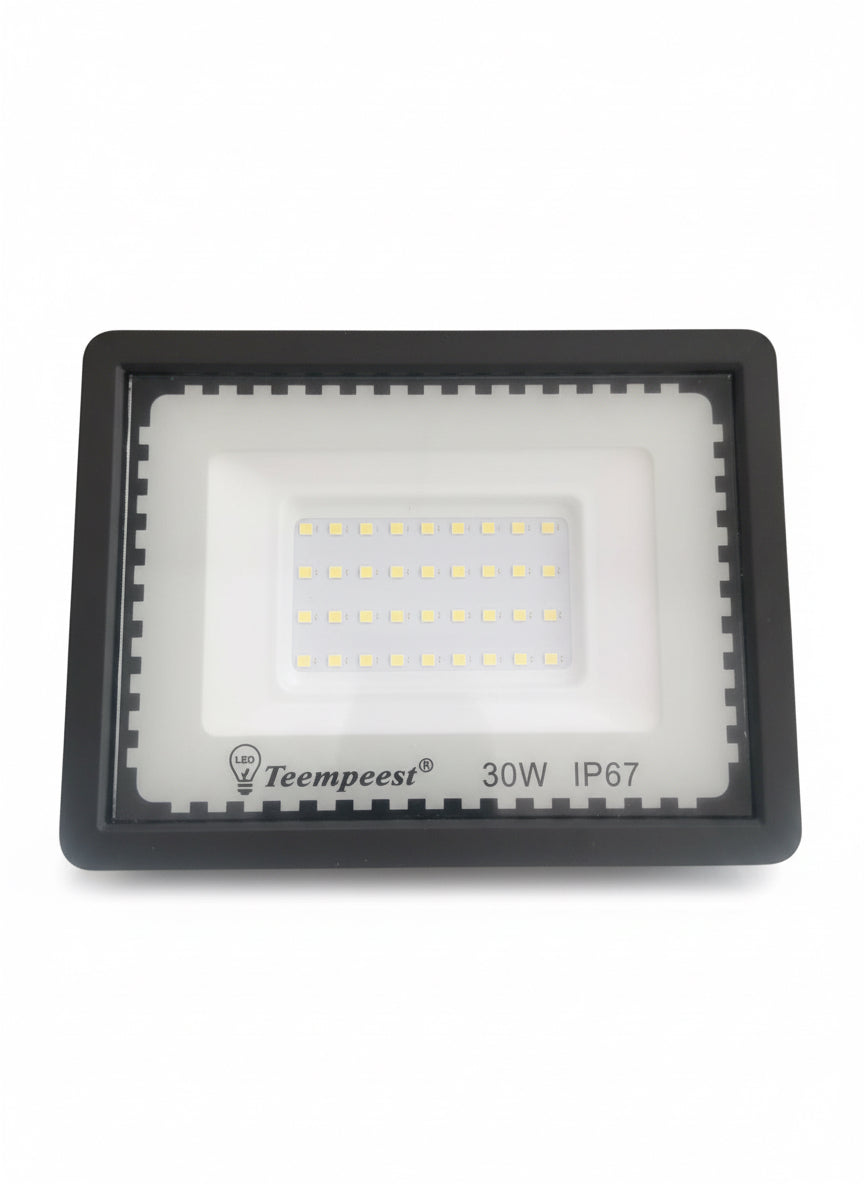 30W LED Flood Light Waterproof Outdoor Security Light (Cool White 6000K, IP67) FYFLD 30W