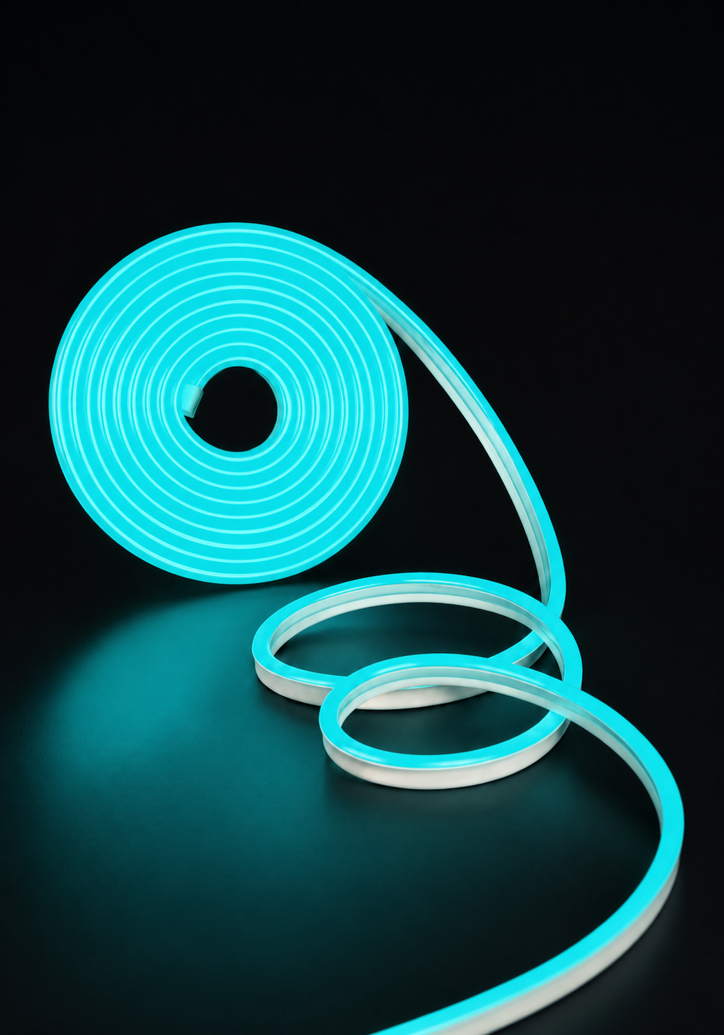 12V Neon LED Rope Light 5m Ice Blue (B2)
