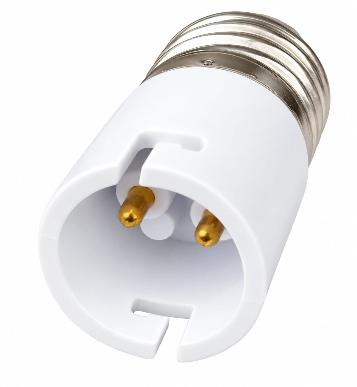 B22 toE27 bulb lamp holder -white