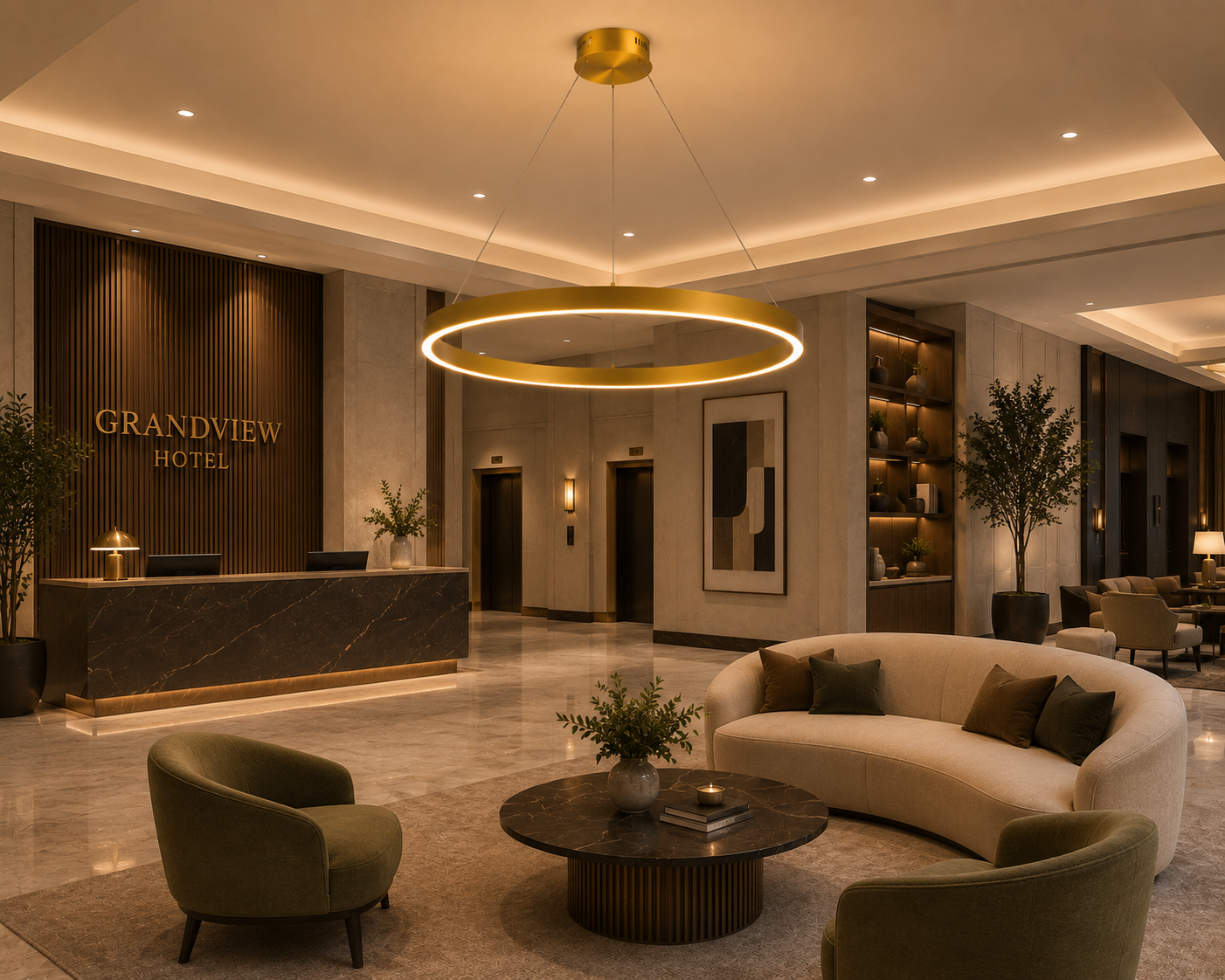60W LED Ring Pendant Light 2 Colour Changeable Ceiling Hanging Light (JMX23327/1PL)