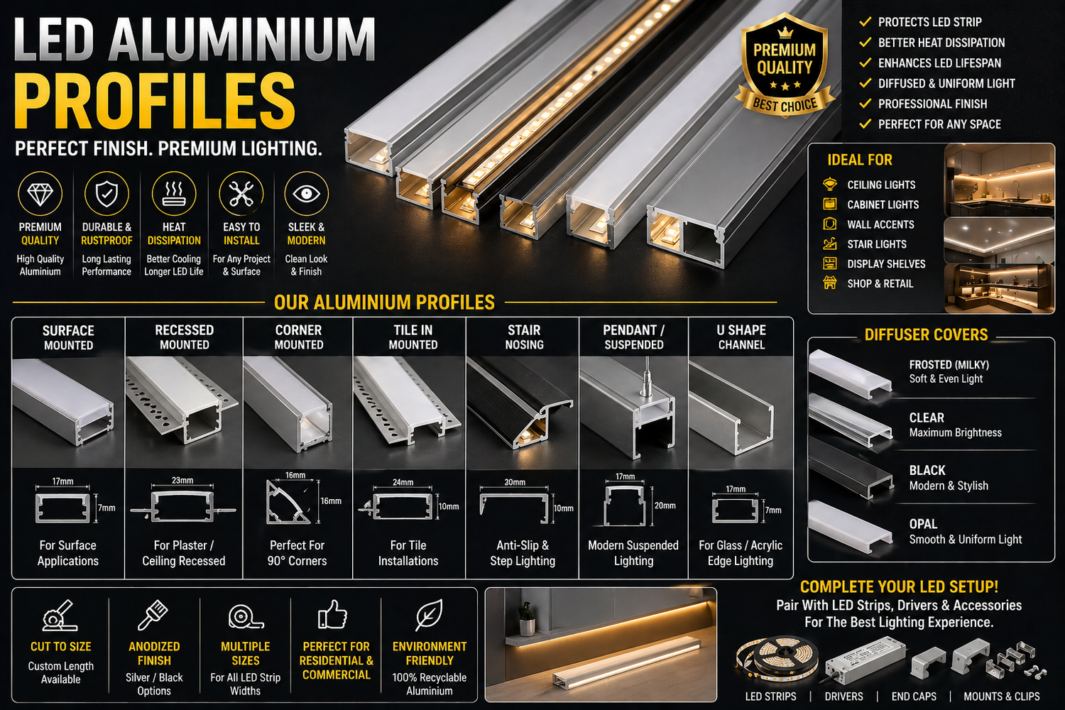 LED Aluminium Profile