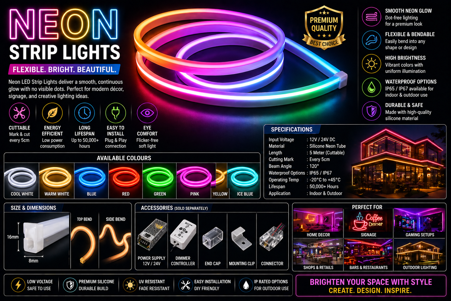 Neon LED Strip Light