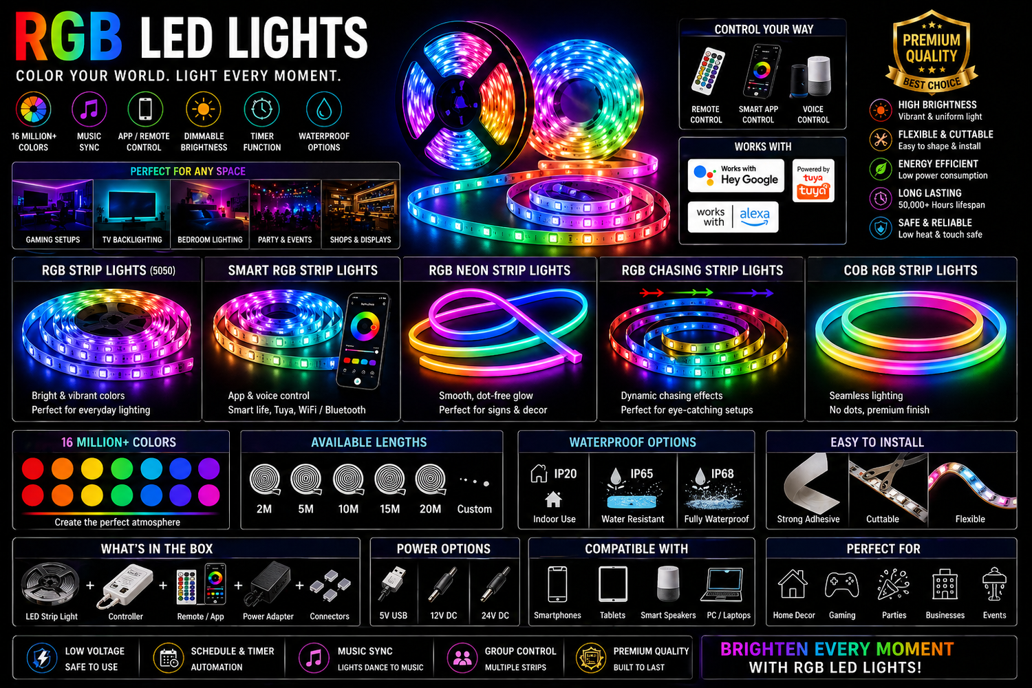 RGB LED Light