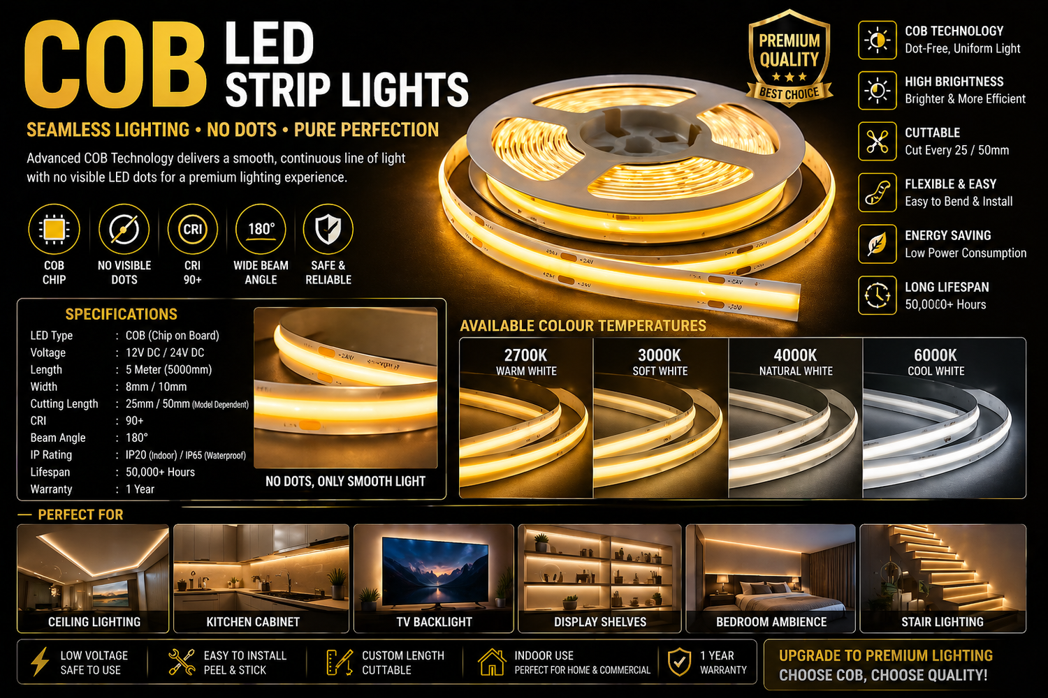 COB LED Strip Light