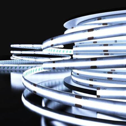 1M-8mm 220v LED COB STRIP LIGHT IP20 20W/M /1M ROLL (no transformer required )Color- Warm White-Cool White-Day Light-Blue
