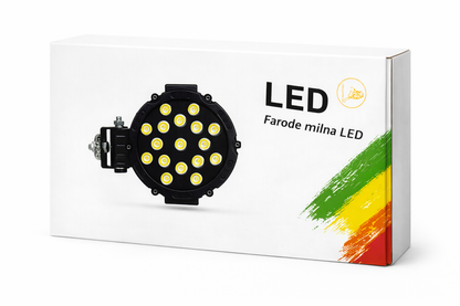 Round 18 LED Off-Road Work Light  High Brightness Driving Light size 160mm