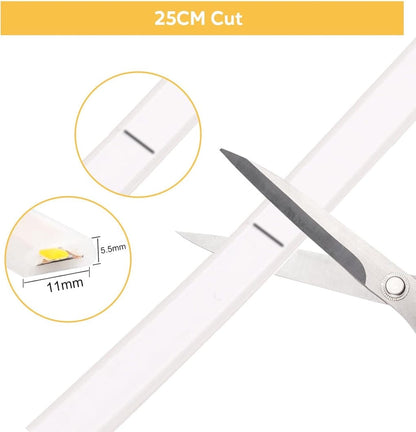1M 8mm 220V LED COB Strip Light IP65 Waterproof  20W/M (No Transformer Required)