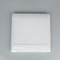 REDISSON 4x4 Blank Outlet Cover Plate (A100)  White Gloss Finish