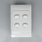 REDISSON Paddle Light Switch  White, Safe & Long-Lasting Four Channel Control (A104)