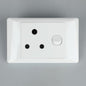 REDISSON White Wall Switched Socket  Effortless Control and Enduring Quality (M-08)