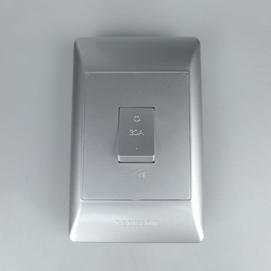 REDISSON Outlet Covers  Child-Safe Two Group Blank Equipment Cover (Silver, 4x2)