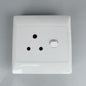 REDISSON S001-WH White Switched Wall Socket  16A Single Plug, Modern Design
