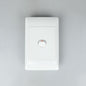 REDISSON A101-WH White Paddle Light Switch  16A, 2-Way Modern Wall Switch