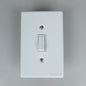 REDISSON Stylish Simplicity 1 Lever Wall Switch  White Gloss (A-M01(S))