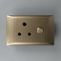 REDISSON Gold Wall Switch 16A Outlet M-08(G)