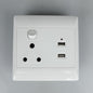 REDISSON USB White Outlet Switch  S001 USB