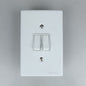 REDISSON A-M02(S) Stylish Simplicity Light Switch Plate  Safe, Long Life, and Gloss Finish 2 Lever Wall Switch for Elegant Spaces A-M02(S)