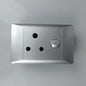 REDISSON 16A Switched Socket  Silver Wall Outlet (M-08 SIL) with Premium Finish