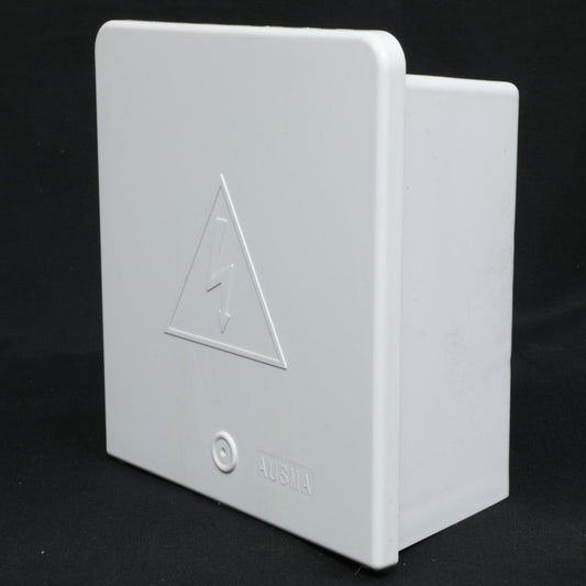 AUSMA 4x4 Weatherproof Electrical Enclosure  Heavy-Duty Protective Box (F-4X4) for Outdoor & Indoor Installations