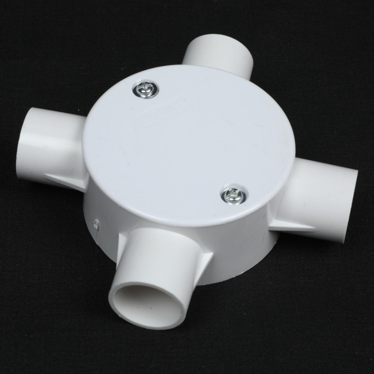 20mm PVC 4-Way Junction Box  Waterproof Conduit Distribution Box (G-04) for Electrical & Solar Installations