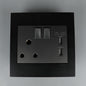 Redisson 16A Wall Socket with Dual Switch & USB Charging Ports (2x USB 5V 2A)  Modern Power Outlet