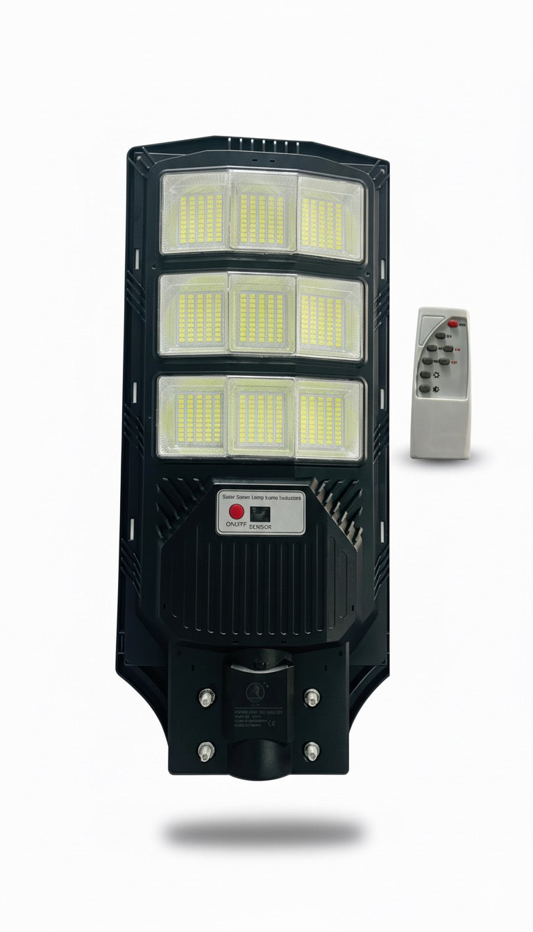 300W LED Solar Street Light  450 LED High Power Outdoor Light with Remote Control