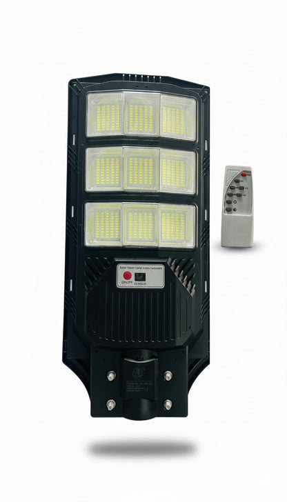 300W LED Solar Street Light  450 LED High Power Outdoor Light with Remote Control