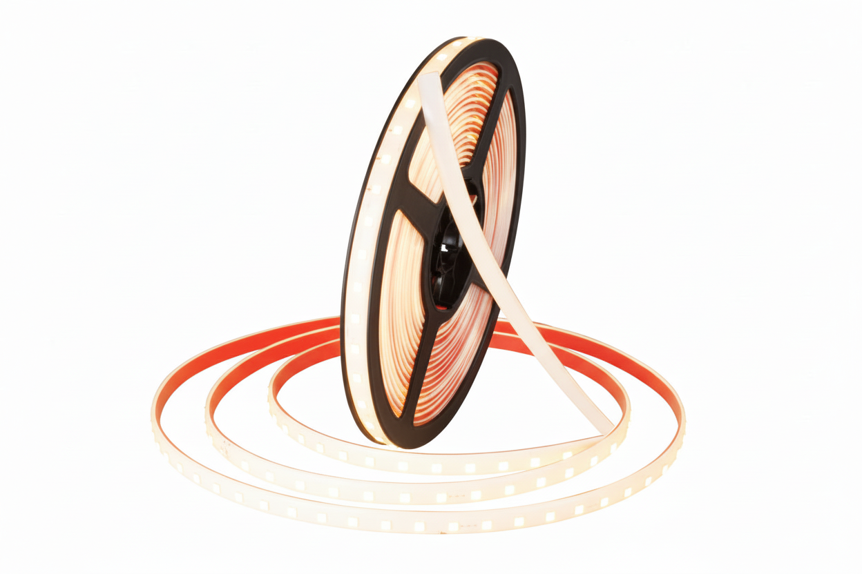 24V COB LED Strip Light IP68 Submersible  10mm, 320 LEDs/m  10m Roll (Warm White 3000K / Cool White 6000K)