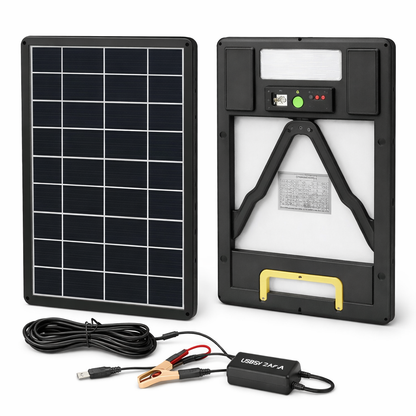 20W Solar Power Bundle Kit  Solar Panel + VIKARO Solar Lighting System + FREE LED Lights (Load Shedding Ready)