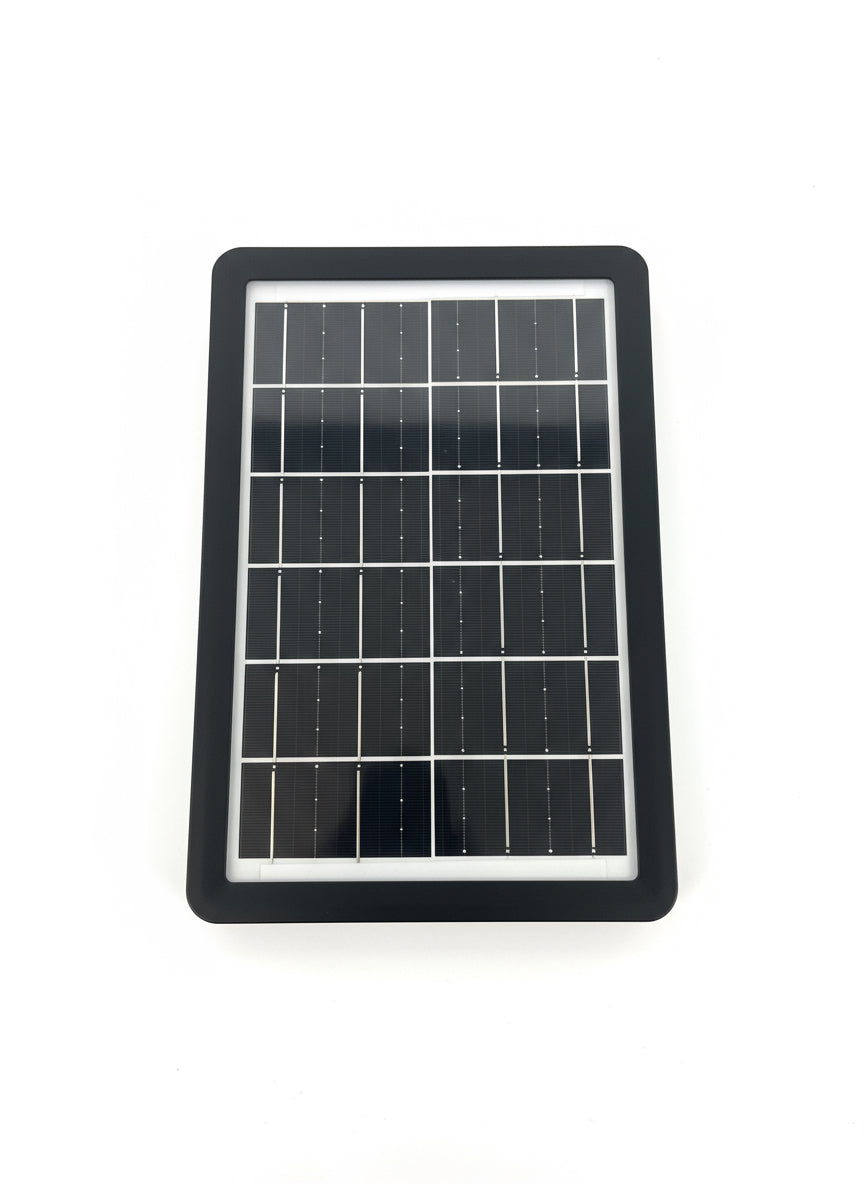 V-1980 Multi-Functional Solar Panel Power Bank with LED Light  6V 8W (5000mAh)